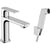 Hansgrohe Rebris E Single Lever Basin Mixer 110 with Bidette Hand Shower and Shower Hose 160 cm Without Waste Set - Chrome - Unbeatable Bathrooms