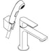 Hansgrohe Rebris E Single Lever Basin Mixer 110 with Bidette Hand Shower and Shower Hose 160 cm Without Waste Set - Chrome - Unbeatable Bathrooms