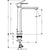 Hansgrohe Rebris S Single Lever Basin Mixer 240 Coolstart Ecosmart+ For Washbowls with Pop-Up Waste Set - Unbeatable Bathrooms