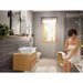 Hansgrohe Rebris E Single Lever Basin Mixer 240 Coolstart Ecosmart+ For Washbowls with Pop-Up Waste Set - Unbeatable Bathrooms