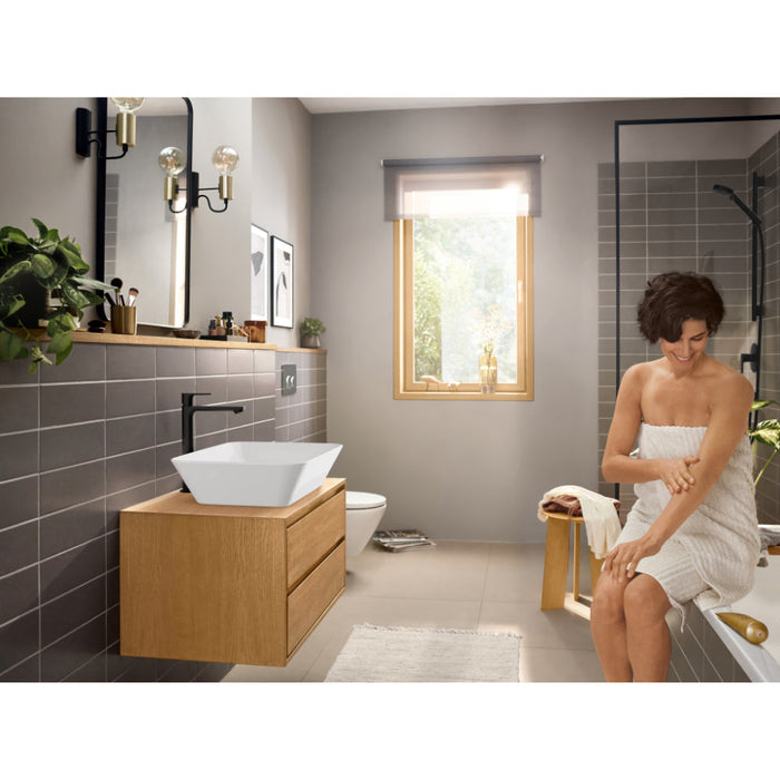 Hansgrohe Rebris E Single Lever Basin Mixer 240 Coolstart For Washbowls with Pop-Up Waste Set - Unbeatable Bathrooms