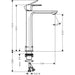 Hansgrohe Rebris S Single Lever Basin Mixer 240 Coolstart For Washbowls Without Waste Set - Chrome - Unbeatable Bathrooms