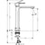 Hansgrohe Rebris S Single Lever Basin Mixer 240 Coolstart For Washbowls Without Waste Set - Chrome - Unbeatable Bathrooms