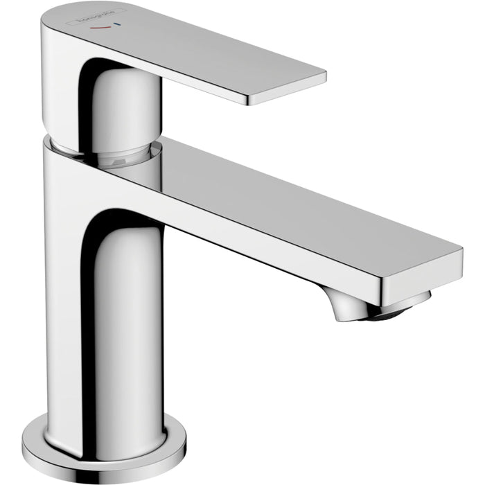 Hansgrohe Rebris E Single Lever Basin Mixer 80 Coolstart with Pop-Up Waste Set - Unbeatable Bathrooms