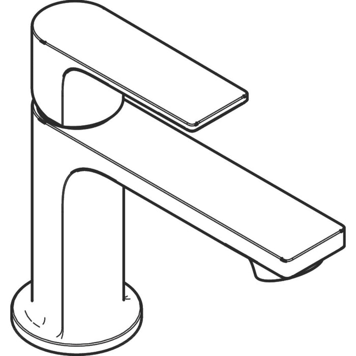 Hansgrohe Rebris E Single Lever Basin Mixer 80 Coolstart with Pop-Up Waste Set - Unbeatable Bathrooms