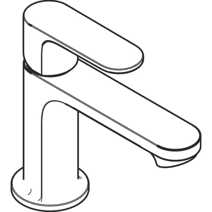 Hansgrohe Rebris S Single Lever Basin Mixer 80 Coolstart Without Waste Set - Chrome - Unbeatable Bathrooms