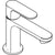 Hansgrohe Rebris S Single Lever Basin Mixer 80 Coolstart Without Waste Set - Chrome - Unbeatable Bathrooms