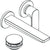 Hansgrohe Rebris E Single Lever Basin Mixer For Concealed Installation Wall-Mounted with Spout 20 cm - Unbeatable Bathrooms