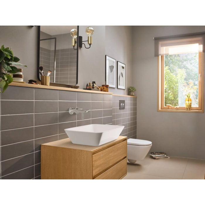 Hansgrohe Rebris E Single Lever Basin Mixer For Concealed Installation Wall-Mounted with Spout 20 cm - Unbeatable Bathrooms
