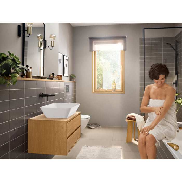 Hansgrohe Rebris E Single Lever Basin Mixer For Concealed Installation Wall-Mounted with Spout 20 cm - Unbeatable Bathrooms