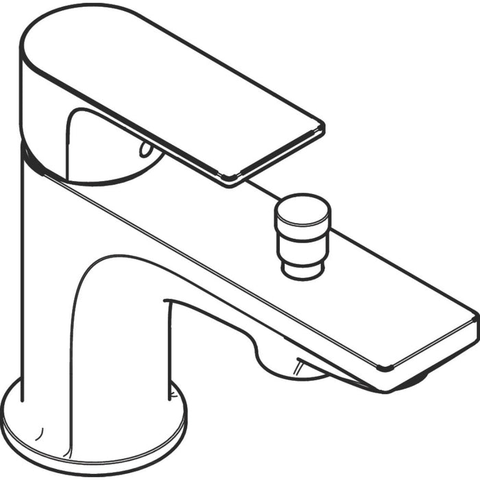Hansgrohe Rebris E Single Lever Bath and Shower Mixer Monotrou with 2 Flow Rates - Chrome - Unbeatable Bathrooms