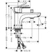 Hansgrohe Rebris S Single Lever Bath and Shower Mixer Monotrou with 2 Flow Rates - Chrome - Unbeatable Bathrooms