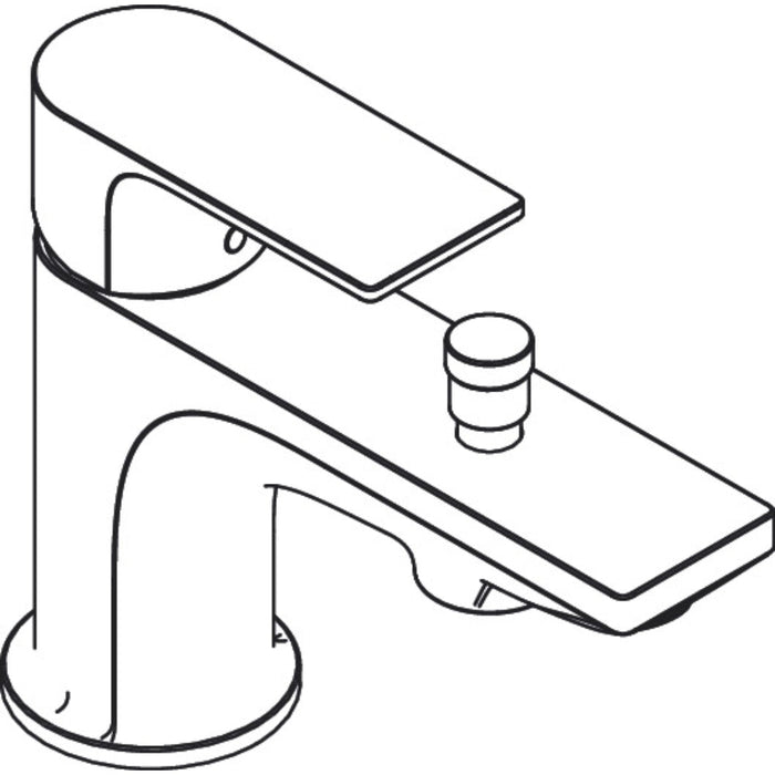 Hansgrohe Rebris E Single Lever Bath and Shower Mixer Monotrou with 2 Flow Rates - Chrome - Unbeatable Bathrooms