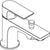 Hansgrohe Rebris E Single Lever Bath and Shower Mixer Monotrou with 2 Flow Rates - Chrome - Unbeatable Bathrooms