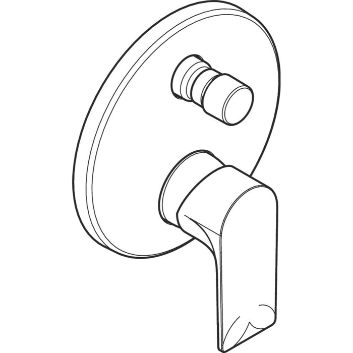 Hansgrohe Rebris E Single Lever Bath Mixer For Concealed Installation For Ibox Universal - Unbeatable Bathrooms