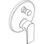 Hansgrohe Rebris E Single Lever Bath Mixer For Concealed Installation For Ibox Universal - Unbeatable Bathrooms