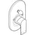 Hansgrohe Rebris E Single Lever Bath Mixer For Concealed Installation - Unbeatable Bathrooms