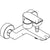 Hansgrohe Rebris E Single Lever Bath Mixer For Exposed Installation - Unbeatable Bathrooms
