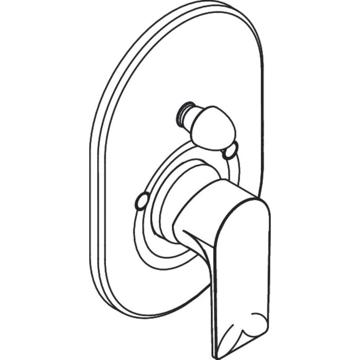 Hansgrohe Rebris E Single Lever Bath Mixer Set For Concealed Installation - Unbeatable Bathrooms