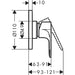 Hansgrohe Rebris S Single Lever Shower Mixer For Concealed Installation - Unbeatable Bathrooms