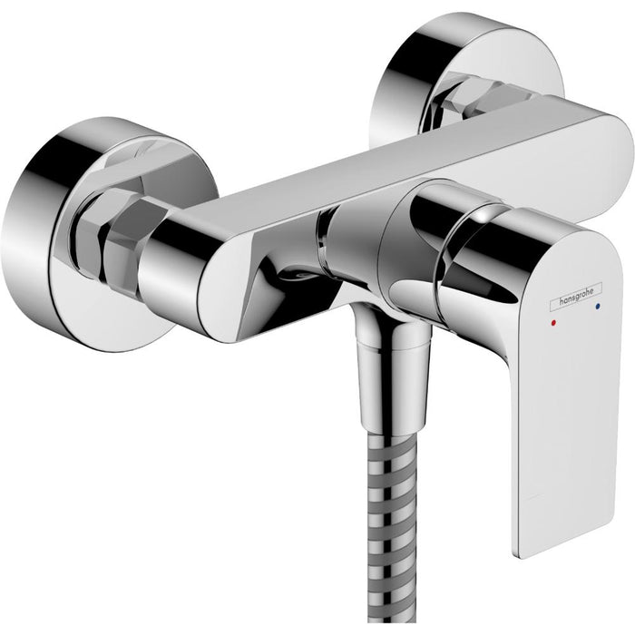 Hansgrohe Rebris E Single Lever Shower Mixer For Exposed Installation - Unbeatable Bathrooms