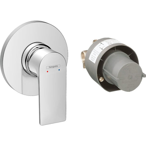 Hansgrohe Rebris E Single Lever Shower Mixer Set For Concealed Installation - Unbeatable Bathrooms