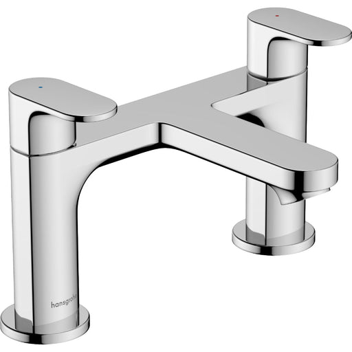 Hansgrohe Rebris S 2-Hole Rim Mounted Bath Mixer - Unbeatable Bathrooms