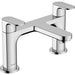 Hansgrohe Rebris S 2-Hole Rim Mounted Bath Mixer - Unbeatable Bathrooms
