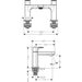 Hansgrohe Rebris S 2-Hole Rim Mounted Bath Mixer - Unbeatable Bathrooms