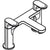 Hansgrohe Rebris S 2-Hole Rim Mounted Bath Mixer - Unbeatable Bathrooms