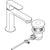 Hansgrohe Rebris S Single Lever Basin Mixer 110 Coolstart with Metal Pop-Up Waste Set - Unbeatable Bathrooms