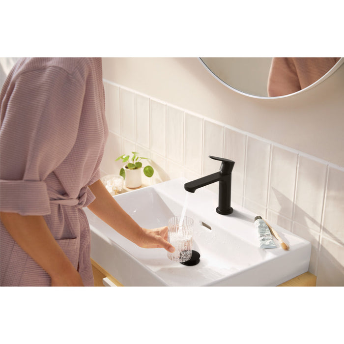 Hansgrohe Rebris S Single Lever Basin Mixer 110 Coolstart Without Waste Set - Unbeatable Bathrooms