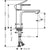 Hansgrohe Rebris S Single Lever Basin Mixer 110 Coolstart Without Waste Set - Unbeatable Bathrooms