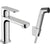 Hansgrohe Rebris S Single Lever Basin Mixer 110 with Bidette Hand Shower and Shower Hose 160 cm Without Waste Set - Unbeatable Bathrooms