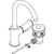 Hansgrohe Rebris S Single Lever Basin Mixer 210 with Swivel Spout and Pop-Up Waste Set - Unbeatable Bathrooms