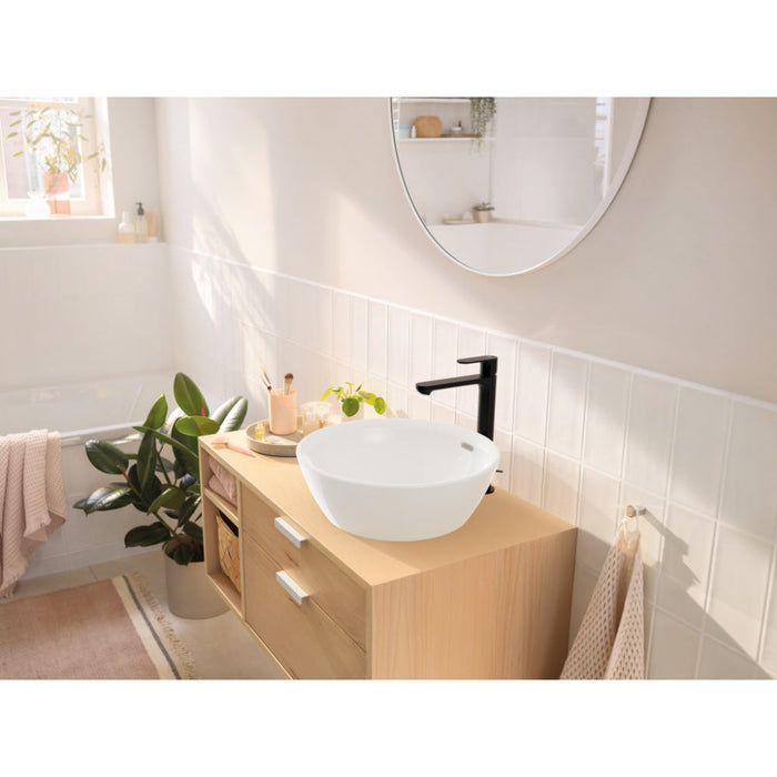 Hansgrohe Rebris S Single Lever Basin Mixer 240 Coolstart Ecosmart+ For Washbowls with Pop-Up Waste Set - Unbeatable Bathrooms