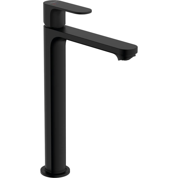 Hansgrohe Rebris S Single Lever Basin Mixer 240 Coolstart Ecosmart+ For Washbowls with Pop-Up Waste Set - Unbeatable Bathrooms