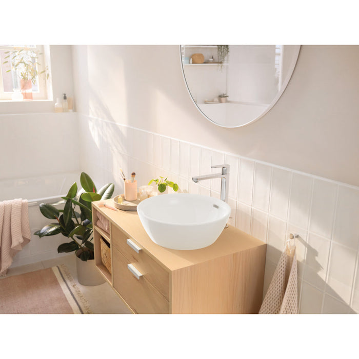 Hansgrohe Rebris S Single Lever Basin Mixer 240 Coolstart For Washbowls with Pop-Up Waste Set - Unbeatable Bathrooms