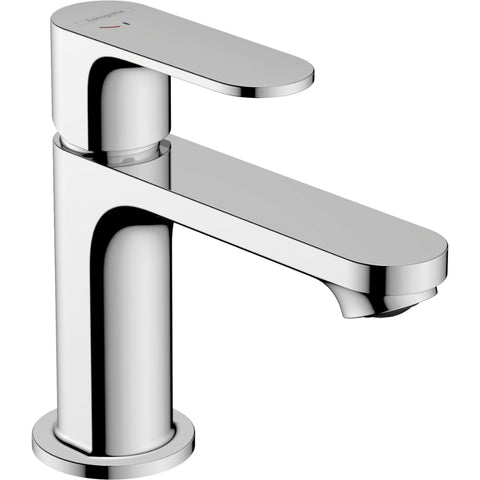 Hansgrohe Rebris S Single Lever Basin Mixer 80 Coolstart Without Waste Set - Chrome - Unbeatable Bathrooms