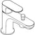 Hansgrohe Rebris S Single Lever Bath and Shower Mixer Monotrou with 2 Flow Rates - Chrome - Unbeatable Bathrooms