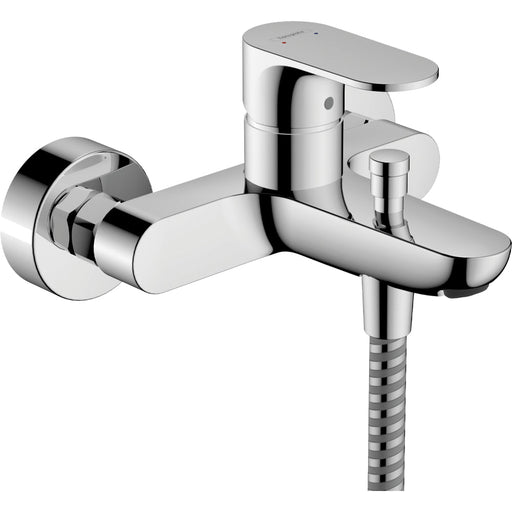 Hansgrohe Rebris S Single Lever Bath Mixer For Exposed Installation - Unbeatable Bathrooms