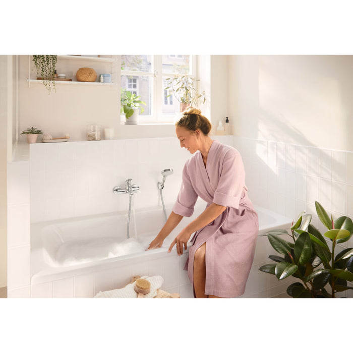 Hansgrohe Rebris S Single Lever Bath Mixer For Exposed Installation - Unbeatable Bathrooms
