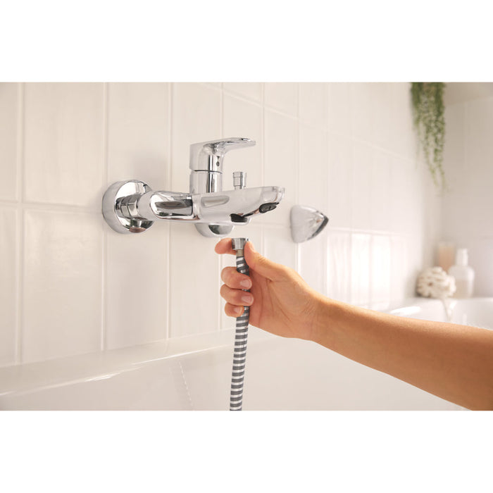 Hansgrohe Rebris S Single Lever Bath Mixer For Exposed Installation - Unbeatable Bathrooms