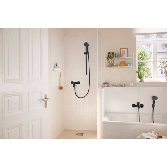 Hansgrohe Rebris S Single Lever Shower Mixer For Exposed Installation with 2 Flow Rates - Unbeatable Bathrooms