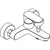 Hansgrohe Rebris S Single Lever Bath Mixer For Exposed Installation with 2 Flow Rates - Unbeatable Bathrooms