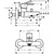 Hansgrohe Rebris S Single Lever Bath Mixer For Exposed Installation with 2 Flow Rates - Unbeatable Bathrooms