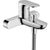 Hansgrohe Rebris S Single Lever Bath Mixer For Exposed Installation with Centre Distance 15.3 cm - Chrome - Unbeatable Bathrooms