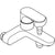Hansgrohe Rebris S Single Lever Bath Mixer For Exposed Installation with Centre Distance 15.3 cm - Chrome - Unbeatable Bathrooms