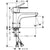 Hansgrohe Rebris S Single Lever Bath Mixer Monotrou - Chrome - Unbeatable Bathrooms