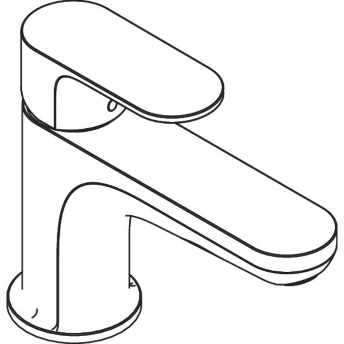 Hansgrohe Rebris S Single Lever Bath Mixer Monotrou - Chrome - Unbeatable Bathrooms